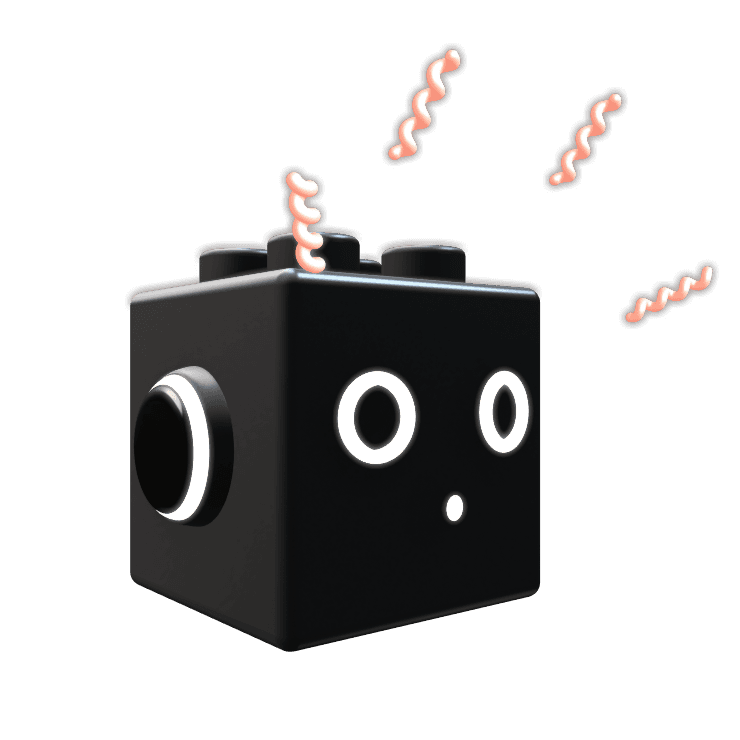 3D Cube - Happy Face